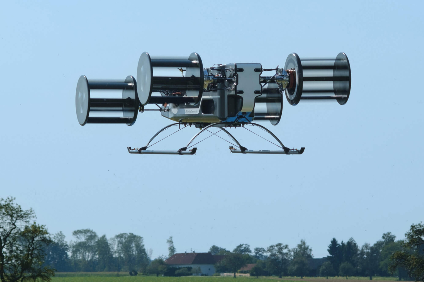 Bumble Bee 2.0 during a test flight Bumble Bee 2.0 during a test flight